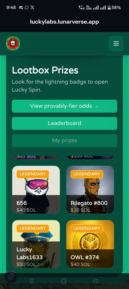 Lucky_Leps's tweet photo. Thanks to the everyone who are actively participting for the lootz.❤️❤️🥰🥰❤️❤️
 
We are 460/1200+ for the mini bounty - 9 more days remaining to achieve the 1200 spins goal and raffle up the CETs NFT.🚀🚀

As a celebration I have increased the odds for the epic tier only for today.💸
Rest every other tier are as usual same🍄

Bounty for the day 6:-
Buy 100 spin get 8 spins 1 wheel spot on lucky pot
Buy 200 spin get 16 spin and 2 wheel spot on lucky pot
Buy 300 spin get 34 spin and 4 wheel spot on lucky pot
Buy 400 spin get 70 spin and 5 wheel spot on lucky pot 

Every spot on luckypot is 0.05 sol added to a pot...wheel will be spun for the spot holder....winner takes all.
For getting those bounty spin join the discord.

Enjoy Spinning❤️❤️

Discord:-
https://t.co/kZmKUkSfBw
Lootz:-
https://t.co/aDkIQqMyYT