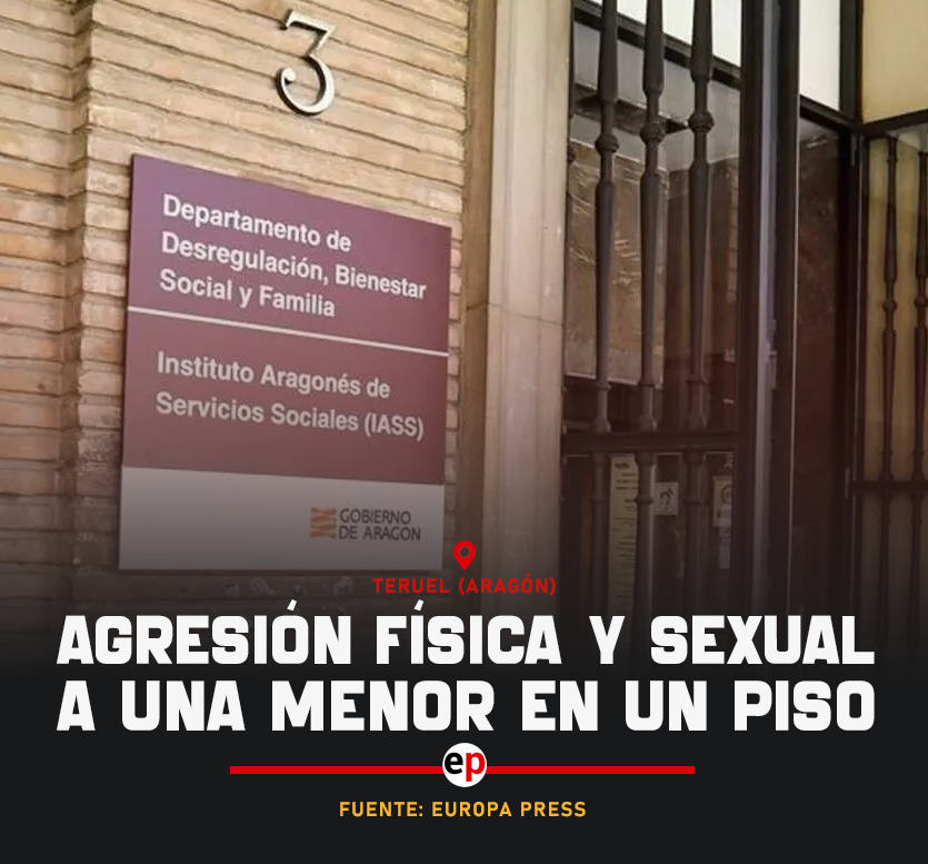 invadidos_com's tweet photo. 🔴 #ÚLTIMAHORA | Un MENA marroquí ha agredido sexualmente a una niña española en un piso de menores tutelados de Teruel (Aragón).

⚠️ La menor sufrió heridas en distintas partes del cuerpo y fue trasladada a Urgencias. El agresor llegó en patera a Almería en julio de 2024. https://t.co/ijWLHrYWSB
