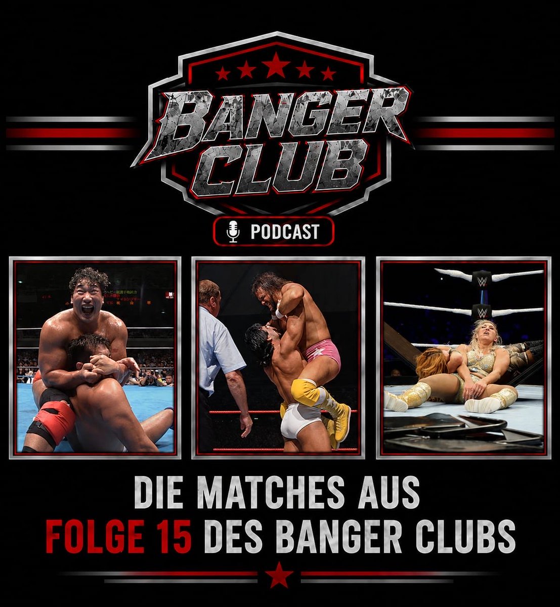 UnifiedCTE's tweet photo. Die Matches von Ausgabe 15 des BANGER CLUBS:

⚪️ Randy Savage vs. Ricky Steamboat (WrestleMania III)

⚪️ Becky Lynch vs. Charlotte Flair (WWE Evolution I)

⚪️ Kenta Kobashi vs. Jun Akiyama (1998)

JETZT die neuste Folge mit @RaoulakaAaron und @Nickination5 auf YouTube!

⬇️⬇️⬇️ https://t.co/yLv1LEfQZD