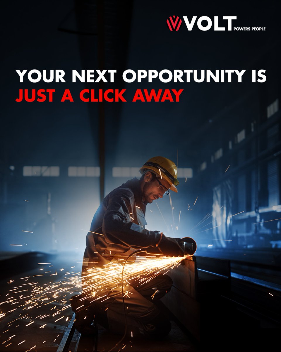 VoltWorkforce's tweet photo. Ready to make your next #career move? Explore exciting opportunities across industries and find a role that fits your skills and ambitions with #Volt. 🚀
Explore opportunities: https://t.co/RSXIWRYjch
#Jobs #NowHiring #JobSearch #TalentSolutions #FutureOfWork #HiringNow https://t.co/jFMwoZtPnD