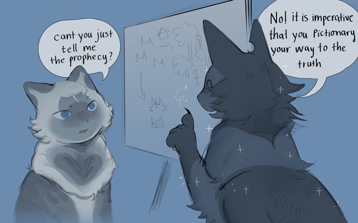 Bonbortt's tweet photo. mysterious ways #warriorcats https://t.co/DXTjucura0