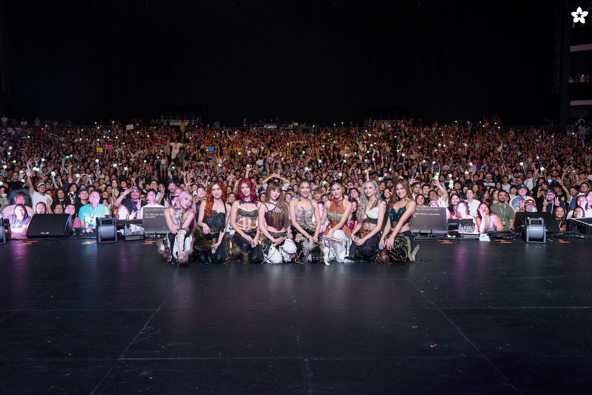 mjfelipe's tweet photo. LOOK; Some of the official photos taken from the Los Angeles leg of BINI's Signals World Tour. 
📸 Team BINI 

Next stop: Rohnert Park, Northern California! https://t.co/Pmzibl5OVU
