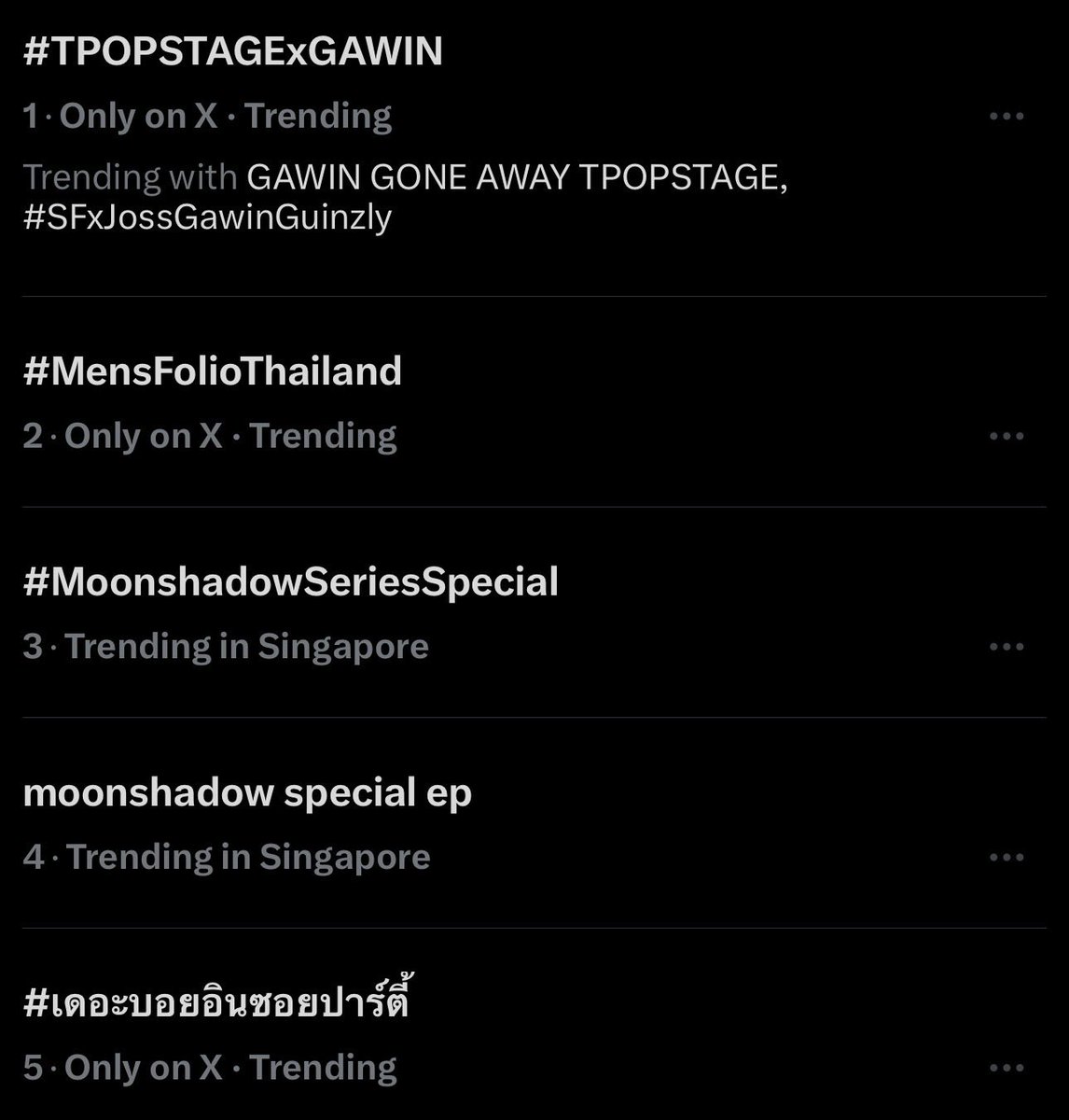 EDLWR's tweet photo. 🇸🇬
GAWIN GONE AWAY TPOPSTAGE
#TPOPSTAGExGAWIN https://t.co/ZqLqVrw7ly