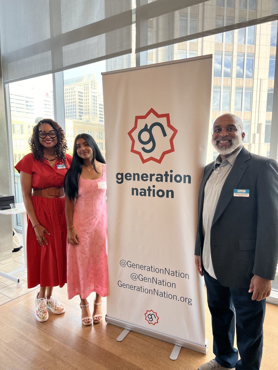 CMSboard's tweet photo. What a powerful morning at the annual GenerationNation Civic Leaders Breakfast! It’s so inspiring to see our incredible high school leaders connecting with top voices in government, business, and education to shape our city’s future. https://t.co/5T5DQgIB94