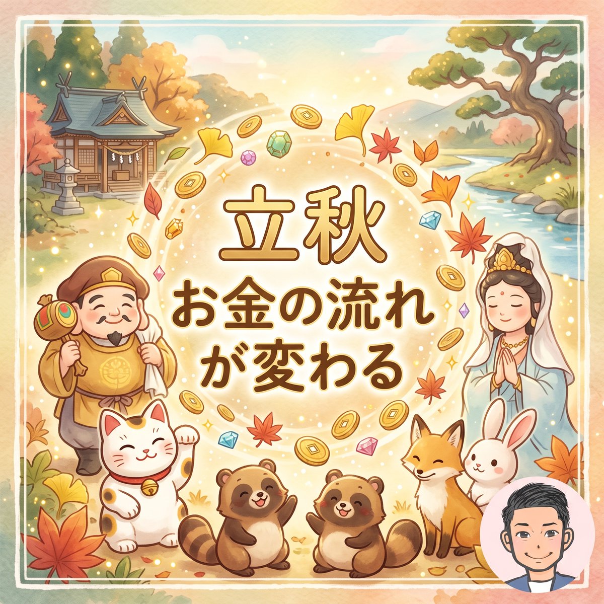 okapiii01's tweet photo. 【立秋】

おはようご財増す！

『お金の流れが変わる』

この言葉を唱えてみてください^ ^

今日は、立秋でここから
奇跡が起きやすいです！

自分を褒めながら
気分よくお過ごしください^ ^

素敵な1日になりますように！

#おはようご財増す https://t.co/v5wLRIWbha