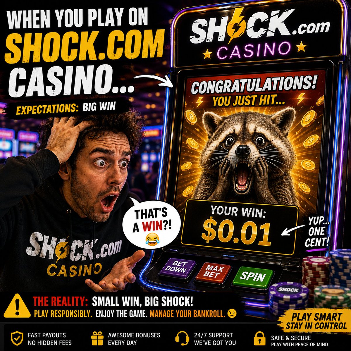 WildSideDaily's tweet photo. @ShockCasino Shock username : MEGA500 
Best of luck to everyone in this contest! 🍀 https://t.co/edfLk1gzCt