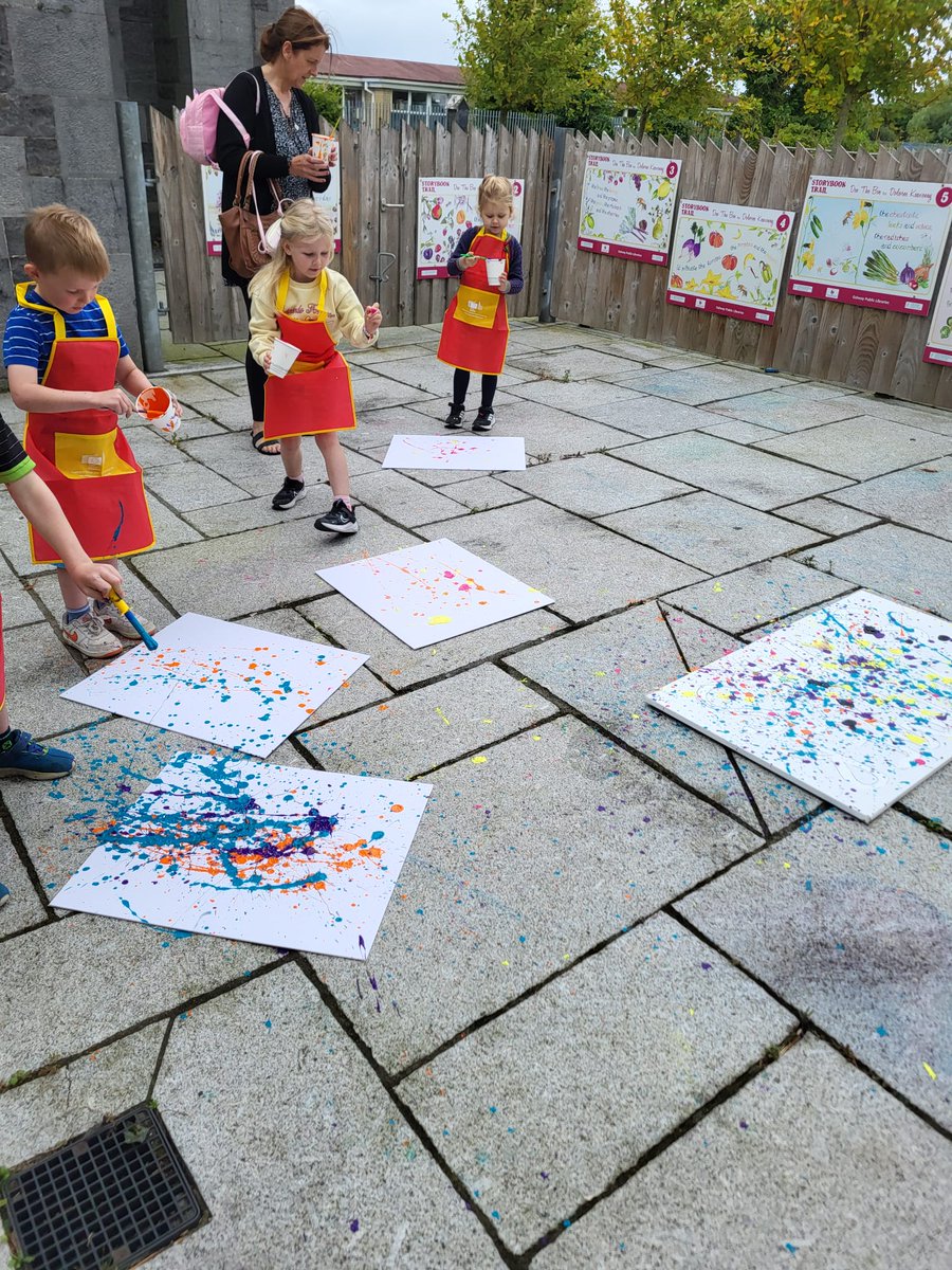 LibrariesGalway's tweet photo. 🎨🌈 Paint flew, colours splashed, and creativity flowed at Ballinasloe Library yesterday!

Their Paint Splash event was a fantastic celebration of imagination!

📸 Swipe to see some of the vibrant artwork!

#GalwayLibraries #BallinasloeLibrary #SummerStars

@EDBallinasloe https://t.co/3xIyR1L49R