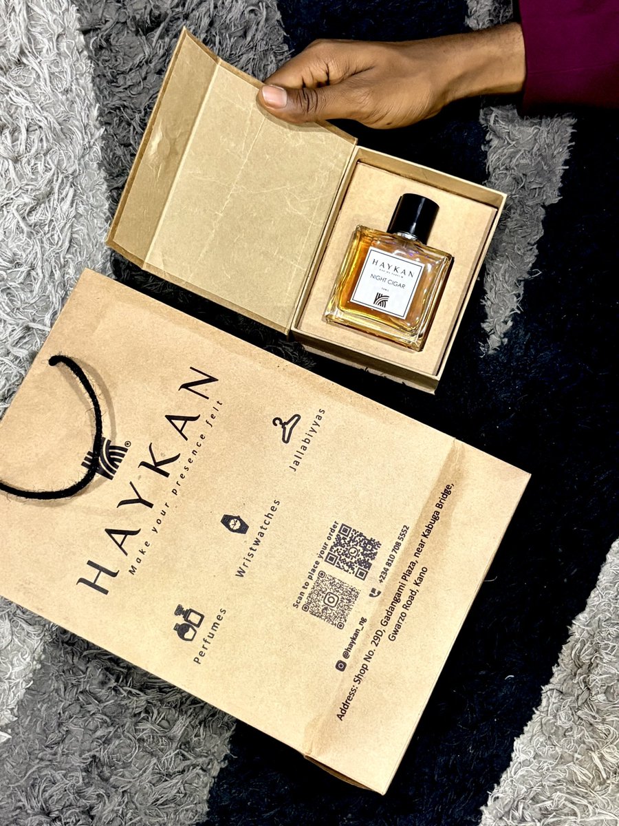 Yahya7YIKs's tweet photo. Think perfumes, think HAYKAN.⭐️

You’re just a DM away. 🫵🏾 https://t.co/lil4Ufe1Zg