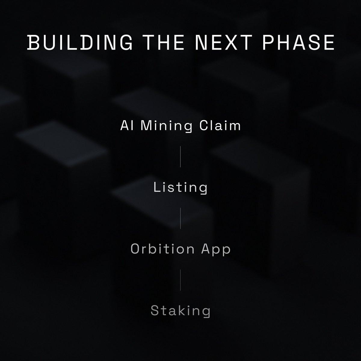 OrbitionNetwork's tweet photo. Building an ecosystem isn't about rushing from one milestone to the next. It's about making sure each stage is ready before moving forward.

Behind the scenes, we're continuing to build, test, and refine the next phase of Orbition.

Every milestone brings us one step closer to our long-term vision.

Thank you for being part of the journey. More updates will be shared as each milestone becomes ready.