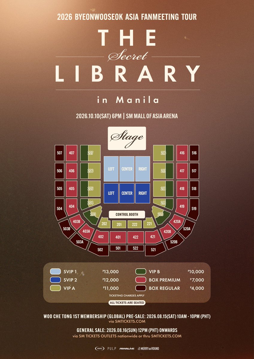hitineassists's tweet photo. 🎟2026 ByeonWooSeok Asia Fanmeeting Tour <The Secret Library> in Manila | Ticketing Assistance / Pasabuy / Pasabay / Pabili

SECURE YOUR SLOT HERE:
🔗https://t.co/poeGdbP1ww

TICKETING SCHEDULE
🗓Member Onsale: August 15, 10 AM PHT
🗓General Onsale: August 16, 12 PM PHT

✅ Limited slots
🧾 #thankstine | #tinesecured
✨ 3,000+ tickets secured

Disclaimer: Service only. We do not sell tickets.

#BYEONWOOSEOK #변우석
#BYEONWOOSEOK_TOUR_in_MANILA 
#TheSecretLibrary
#TheSecretLibrary_in_Manila 
#tineassists