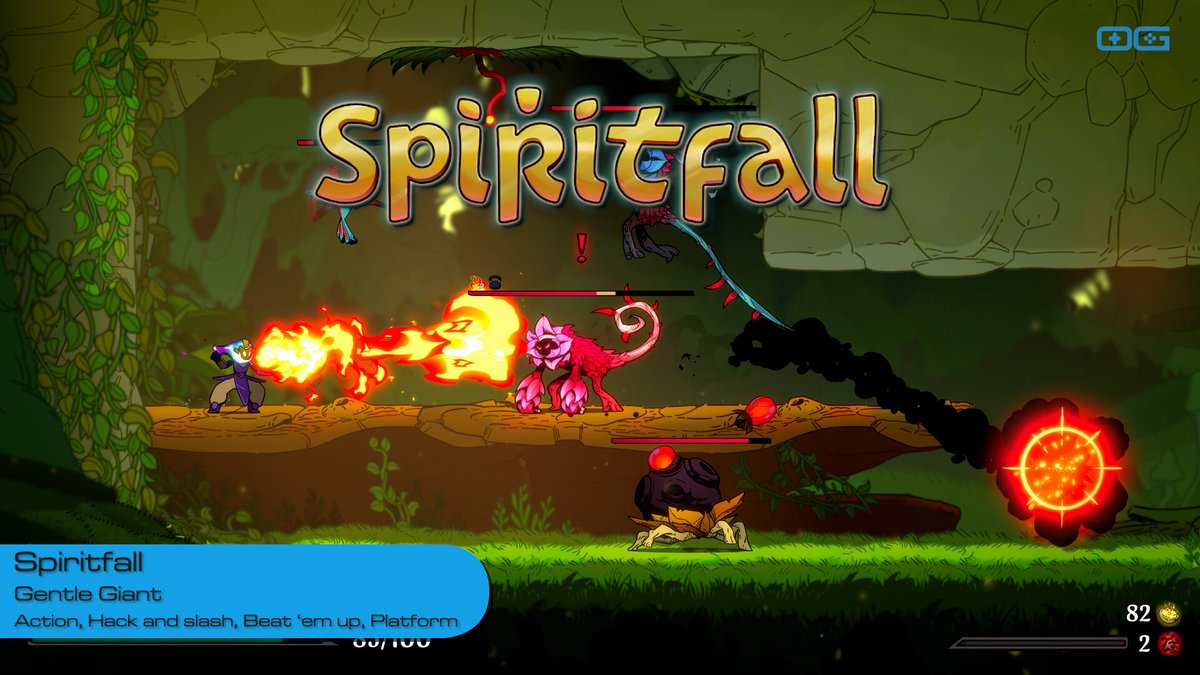 OverageGmngCom's tweet photo. OG plays Spiritfall!
https://t.co/H4xaKQWDaQ
Like & Sub!
@gentlegiantgms
#spiritfall #platform #roguelite #IndieGameTrends #IndieWatch #IndieDev #GameDev #IndieGameDev #IndieGame #IndieGames #Gameplay #letsplay #gaming https://t.co/j38CVfAsRg