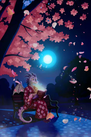 Telles0712's tweet photo. Lost in a story beneath the moonlight.

#digitalart #FantasyArt #moonlight #OC #cherryblossom #commission #ArtistOnX https://t.co/ZOwJ3hcr5x