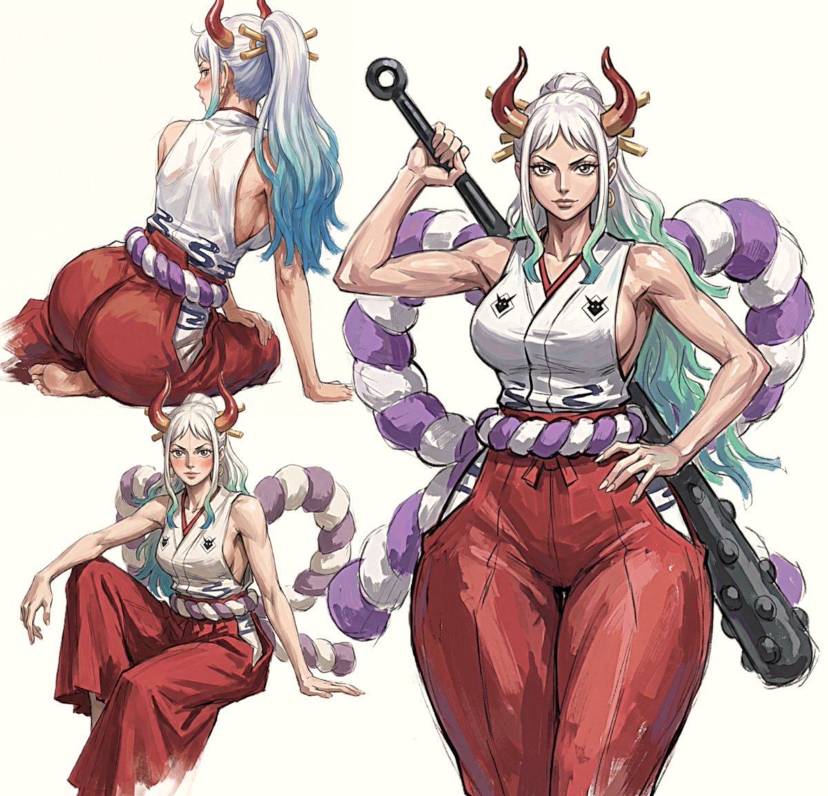 SEDEWSPIRE's tweet photo. Yamato Triple Portrait https://t.co/XVn9hNxgvW