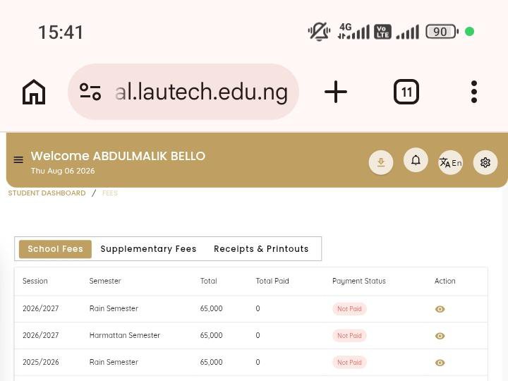 Grateful129's tweet photo. APPEAL FOR FINANCIAL ACADEMIC ASSISTANT 

My name is Abdulmalik, 22yrs. I am into POS business but it went down because I used all my capital to pay last semester tuition fee. Am a outstanding student with 4.40 CGPA. 
PLS HELP ME I WANT TO COMPLETE MY EDUCATION https://t.co/aSOwhYHLOQ