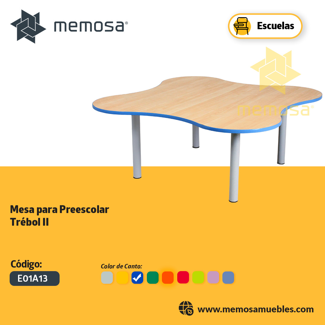 memosamuebles's tweet photo. Los espacios colaborativos comienzan desde los primeros años.

La Mesa Preescolar Trébol II favorece la interacción, la participación y el aprendizaje en grupo.

Mesa Escolar Trébol II de Altura Ajustable - Memosa Muebles

#Preescolar #MobiliarioEscolar #MemosaMuebles https://t.co/WZNhv8IPIX