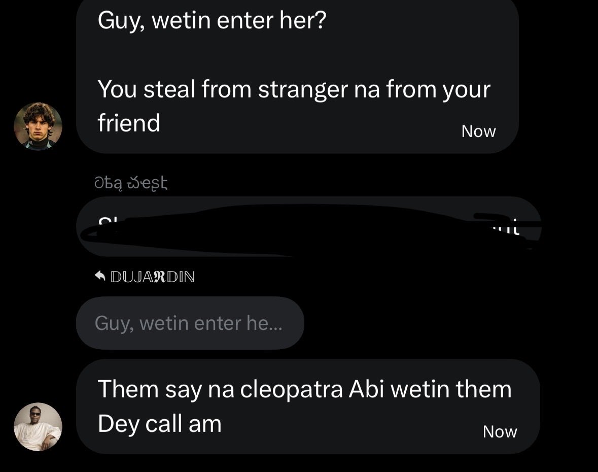 RotimionX's tweet photo. Una no go believe wetin @kvng_west_ dey call cleopatra 🤣😭 https://t.co/a8U37vSyG3