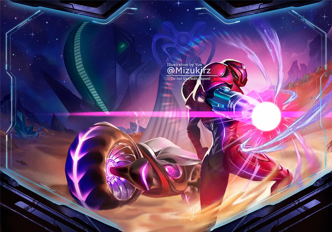 Mizukirz's tweet photo. 🎉Hoy es el 40 aniversario de Metroid!🎉
A pesar de haberlo descubierto hace tan sólo 20 años y empezar a hacerle arte desde hace apenas 10, cada vez quiero dibujar más y más sobre Metroid, es una saga que me tiene atrapada.💜
#MetroidAnniversary #Samus https://t.co/7F5G49RmbH