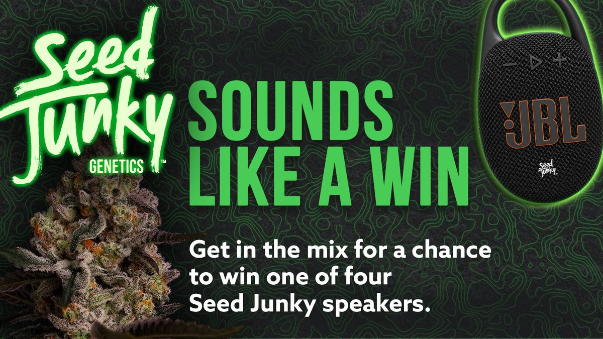 Trulieve's tweet photo. Seed Junky is bringing the loud 🔥 Enter below for the chance to win and pull up to the SJ tour as we celebrate this partnership throughout the weekend ☀️

HOW TO ENTER:
1️⃣ Follow @Trulieve + @JBeezySJG 
2️⃣ Like this post
3️⃣ Repost

Full Rules: https://t.co/gEkrqtu74x https://t.co/YdDT6C1Rmp