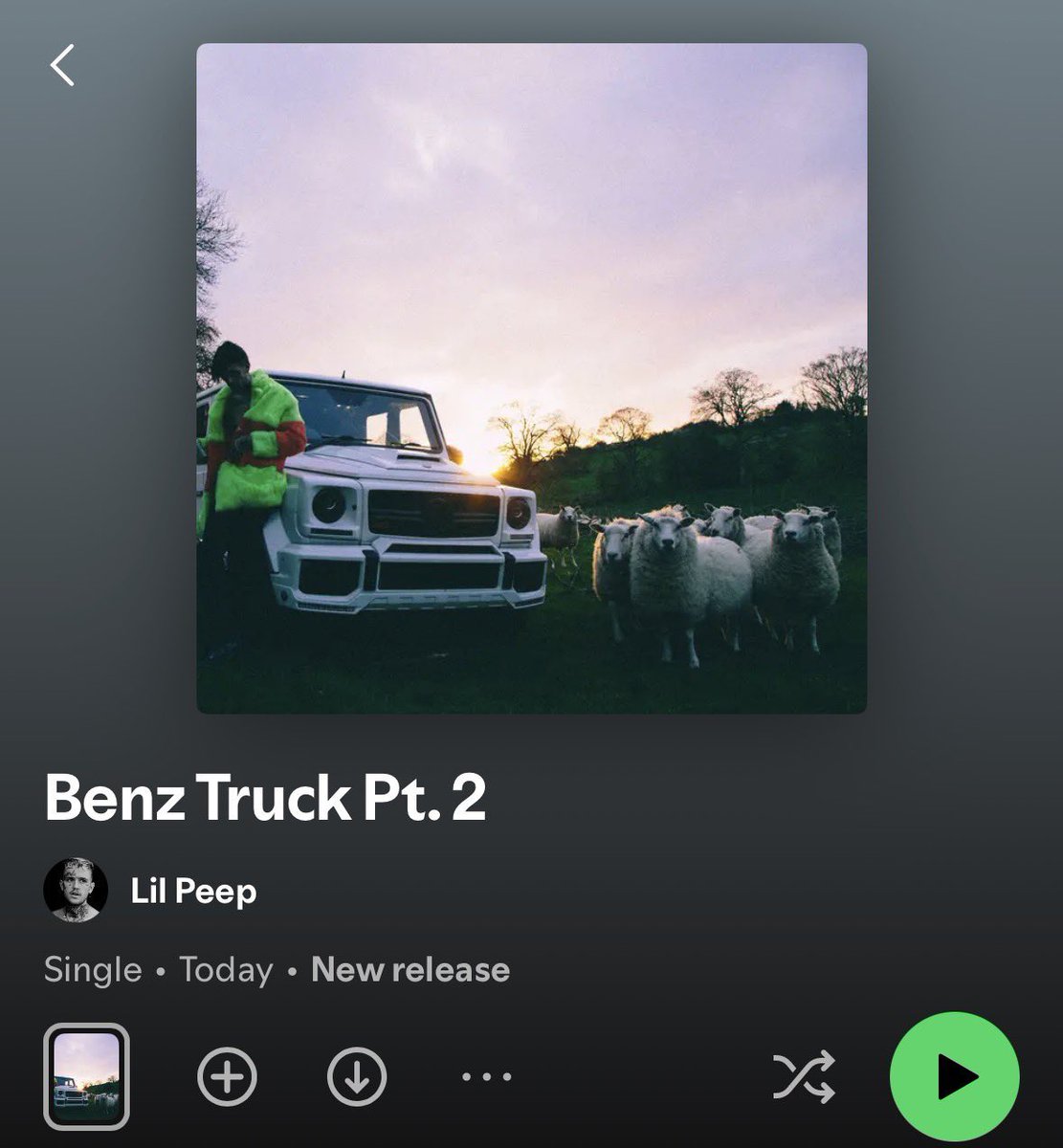 GETCAKEDlEYOUNG's tweet photo. “Bens Truck Pt. 2” will be released to all streaming platforms at midnight local time https://t.co/ugRnTKUG4f
