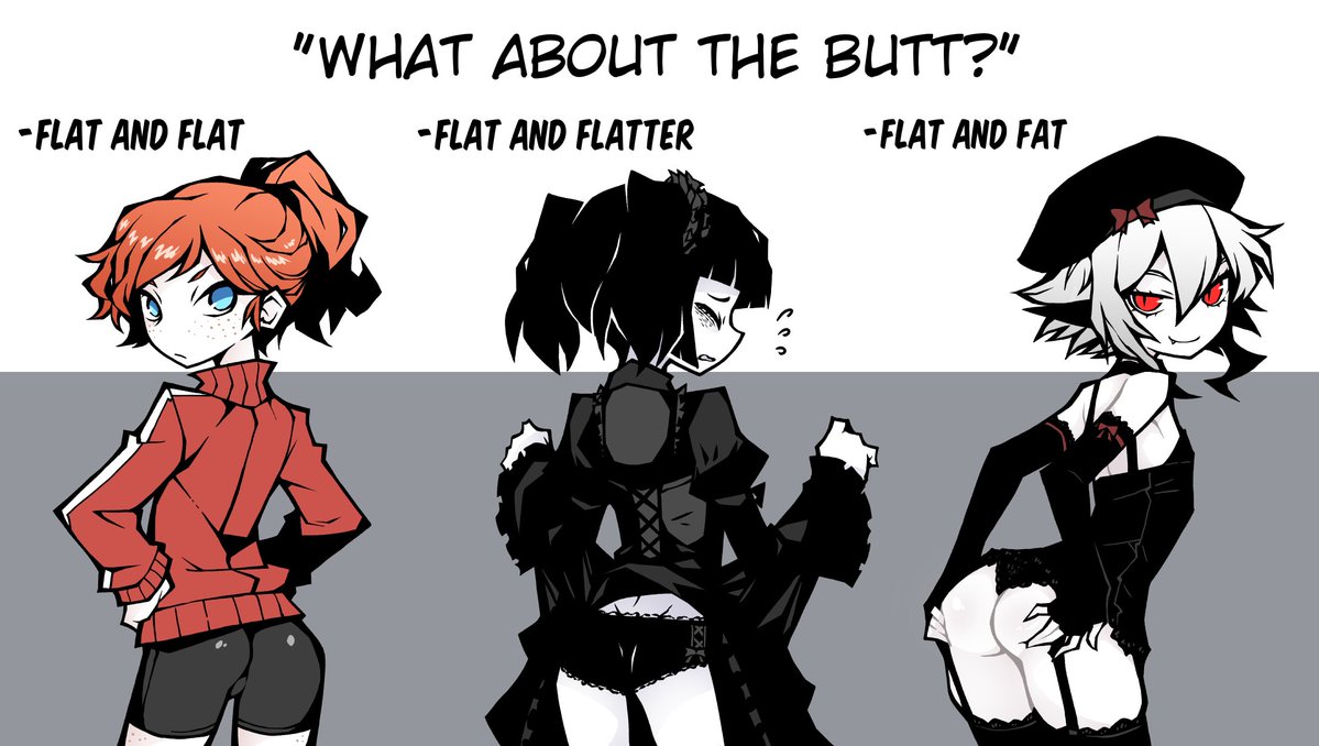akblk__'s tweet photo. Flatties Pt.2: The butt of your flatty is also important! https://t.co/8yUjjSQT3U