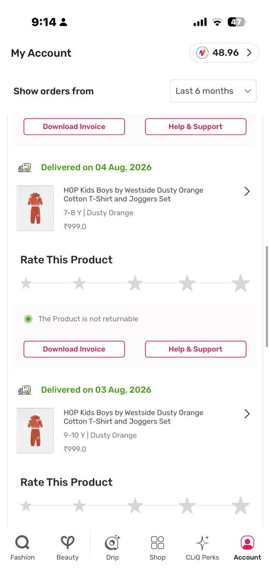 apurvrad's tweet photo. @TataCLiQFashion I had ordered from tatacliqfashon app. Wrong items ans incomplete items have got delivered. Now no one from customer care is helping nor westside store is helping
Pls resolve the issue https://t.co/k7YX30Dhlw
