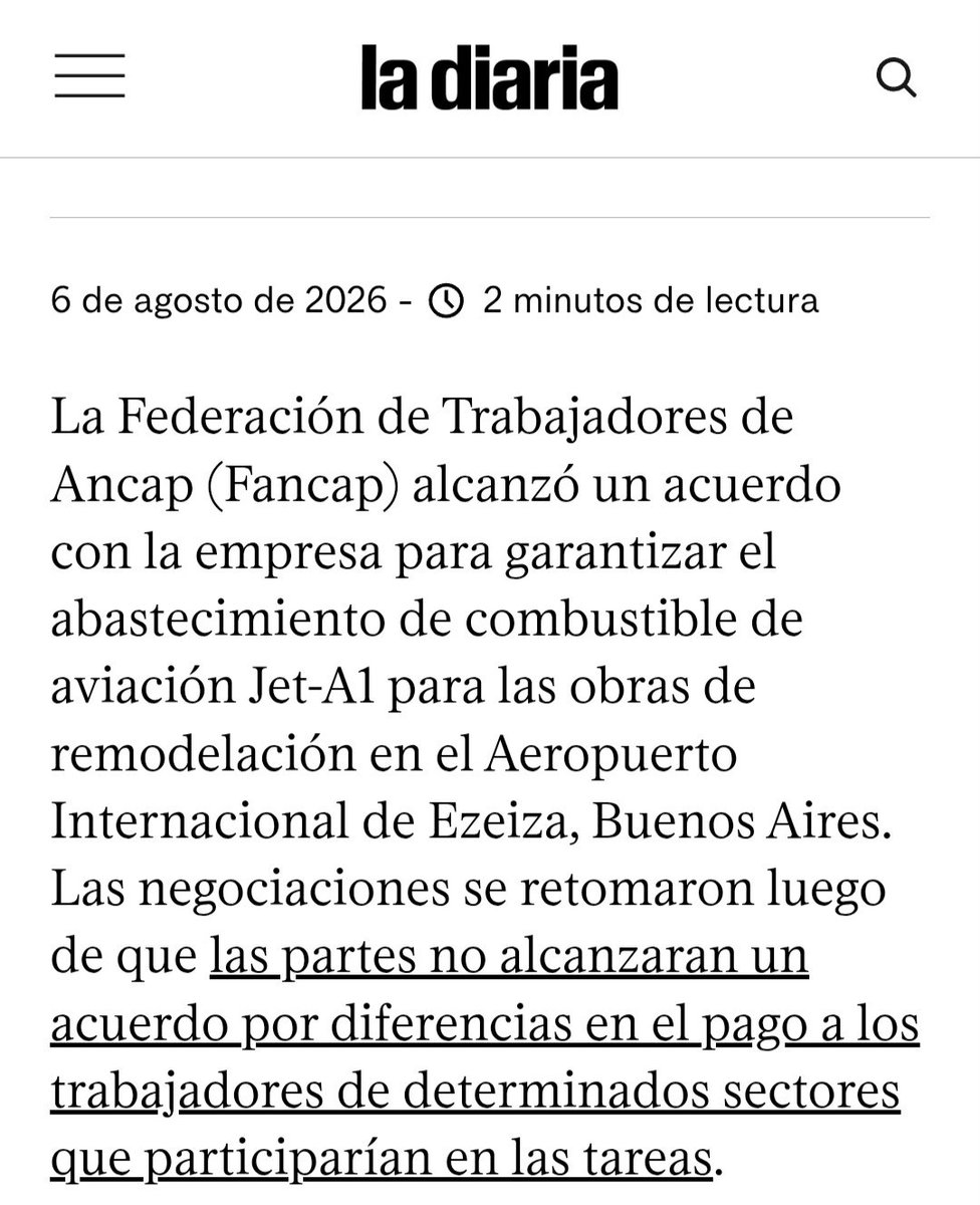 FederacionANCAP's tweet photo. Nota de la Diaria 📝 

https://t.co/wpexDXK86O https://t.co/MRb7jsiv7l