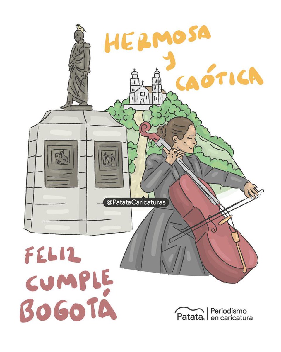 PATATAdibujo's tweet photo. Feliz cumple Bogotá 👏🏽 https://t.co/vT1hrGPmH4