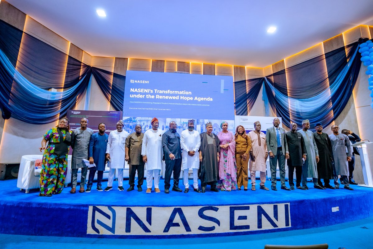 toluogunlesi's tweet photo. I asked @KSHalilu what legacy he’d like to be remembered for when his work at @NASENIHQ is done. 

His answer: An institution no one needs/requires ‘connections’ to impactfully engage/partner/collaborate with, to advance Nigeria’s industrial development. 

And this isn’t a mere wish: NASENI has fully digitized access for potential partners. As part of its ‘paperless’ reforms, you can now submit (serious) proposals digitally, for review by the agency, without needing to pull strings to get a physical meeting to pitch your idea before management. 

https://t.co/HXdjpJxMcS

And the pledge is that all serious and viable proposals will be given due consideration. (We saw this commitment just looking at the range of existing partners we encountered during the tour).