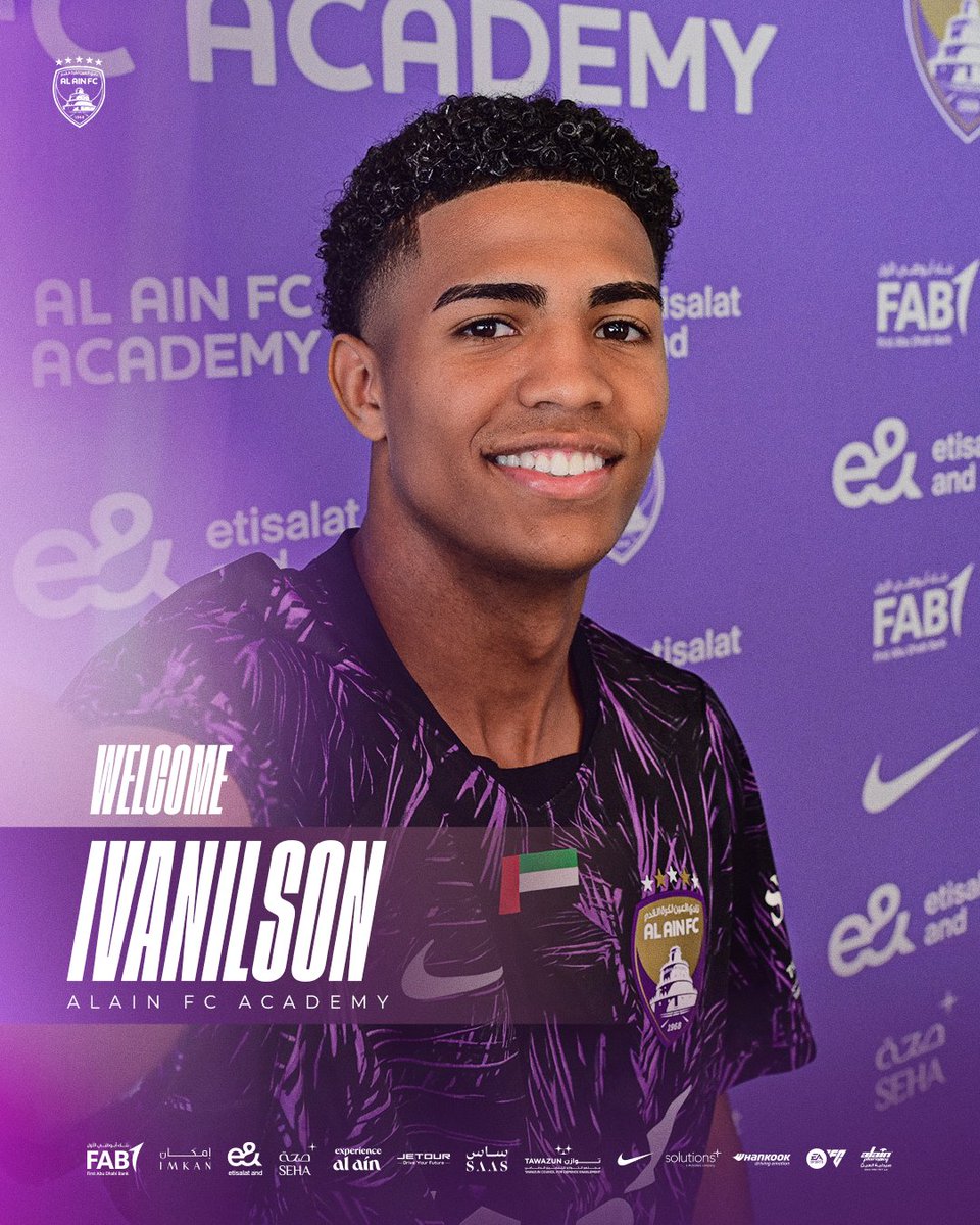 alainfcyouth's tweet photo. WELCOME IVANILSON 💜 https://t.co/XTuAIB5iJp