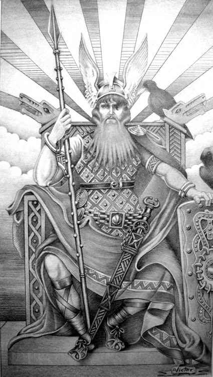 StarshieldSam's tweet photo. Wodin the Allfather is Ahman for all who have eyes to see. https://t.co/IHrVoFpq9w