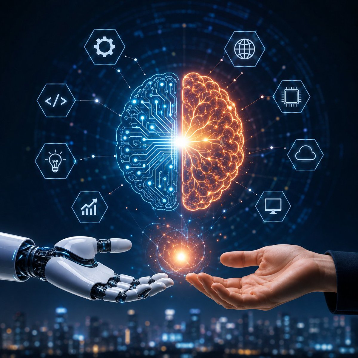 graphicdsrv's tweet photo. 🤖 What is AI?

AI (Artificial Intelligence) enables machines to learn, analyze, and make decisions like humans.

From ChatGPT to Face Unlock, AI is already part of our daily lives.

💬 Which industry do you think AI will transform the most?

#AI #Tech #graphicdsrv https://t.co/whAO0t1kYf