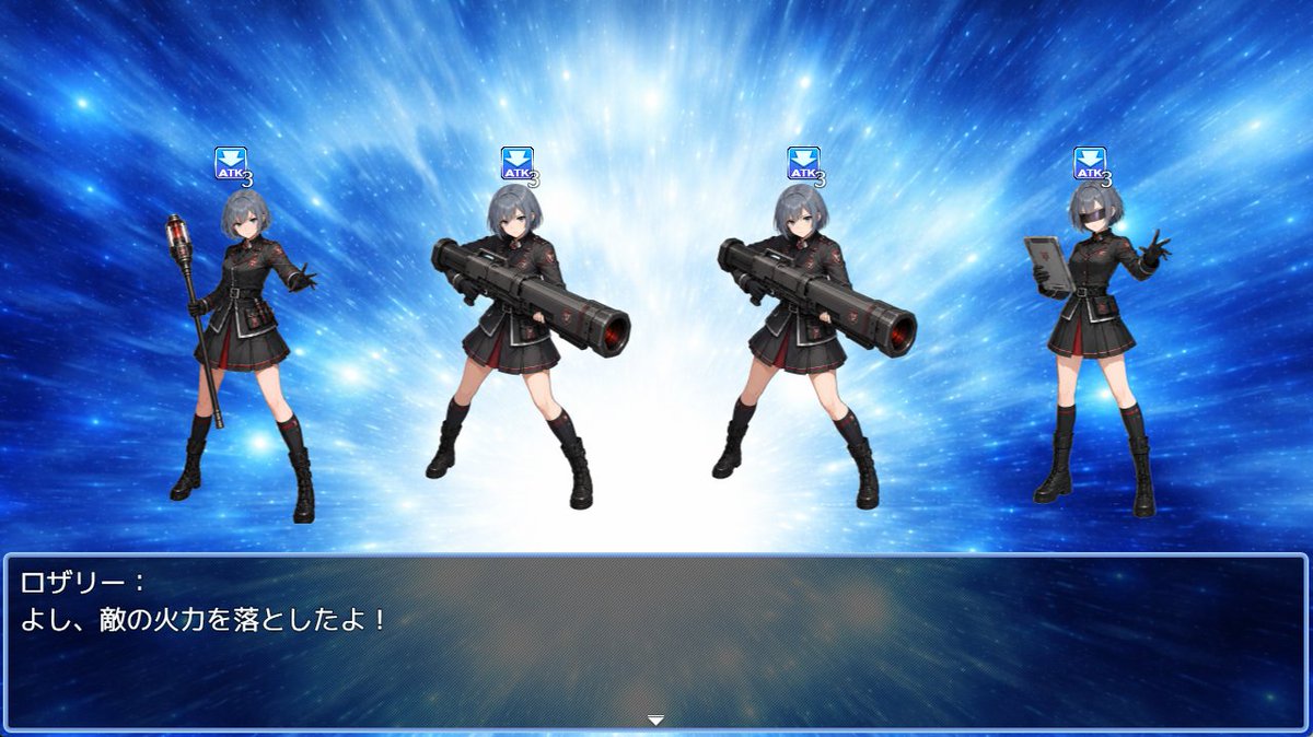 ainra119o's tweet photo. 【ゲーム制作】＃RPGツクールMZ
第7章・第３区画、制作完了。
会話イベントと戦闘バランス調整は時間かかりますね。
けどこれで明日からは第４区画の制作に入れます。

当初は全６区画を予定してましたが、５区画構造に圧縮します。作者もプレイヤーも負担増える奴なので。お話のテンポは大事です。 https://t.co/t9vFvFW9yR