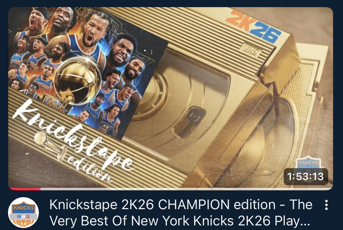 KnicksNationFr's tweet photo. Qui regarde encore des images du titres presque 2 mois après ? 😅 

🎞 https://t.co/MWCeK1PAj8

#TBT #DearSummer https://t.co/goAKfuexXv