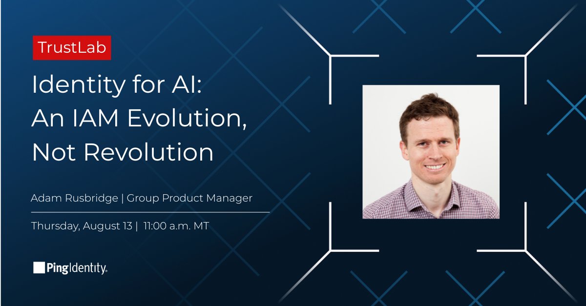 pingidentity's tweet photo. Giving AI agents enterprise access does not mean a ground-up IAM rebuild.

Register for our upcoming Trust Lab demo to see live architecture patterns using OAuth, MCP, and ID-JAG to keep AI secure.

Secure your spot: https://t.co/v3nHmPMwkg https://t.co/mVwOqkfXsq