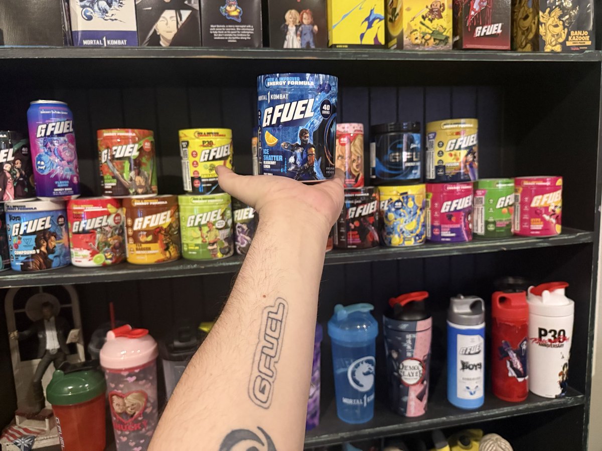 dantagaming2's tweet photo. Flavour of the day @GFuelEnergy #gfuel https://t.co/UHX52GFowk