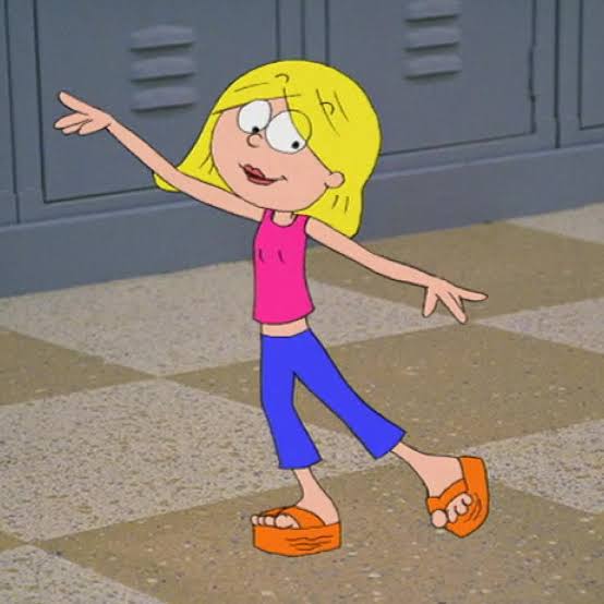 SousaJoseff's tweet photo. @euvitty Ele tá vestindo de Lizzie Mcguire versão cartoon kkk https://t.co/QBjbcZON3g