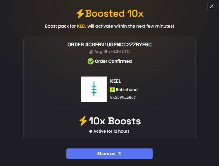 keel_ag's tweet photo. ⚡️ Boosted 10x KEEL on DEX Screener! https://t.co/7lSgFuZKLd