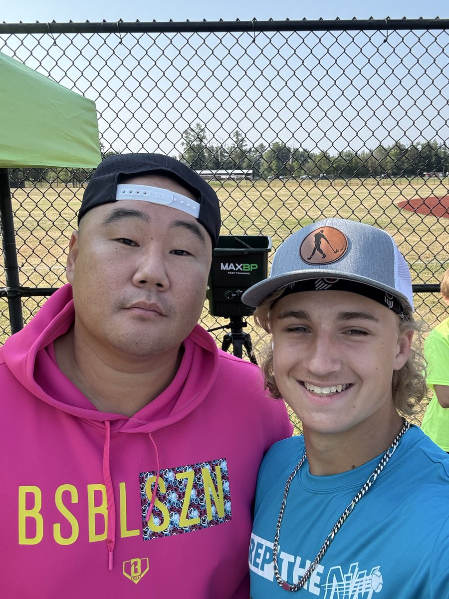 XanderSpence28's tweet photo. The one and only Eric Sim @BaseballNW!! https://t.co/mrxzmiSOUW