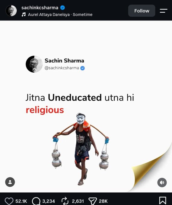 ThePrachand's tweet photo. Because those who are born into slavery do not know what religion and culture are and its value

 Either the people before slavery knew it or

 those people know it whose parents have taught them

🥱 https://t.co/rgpiIh8dbh