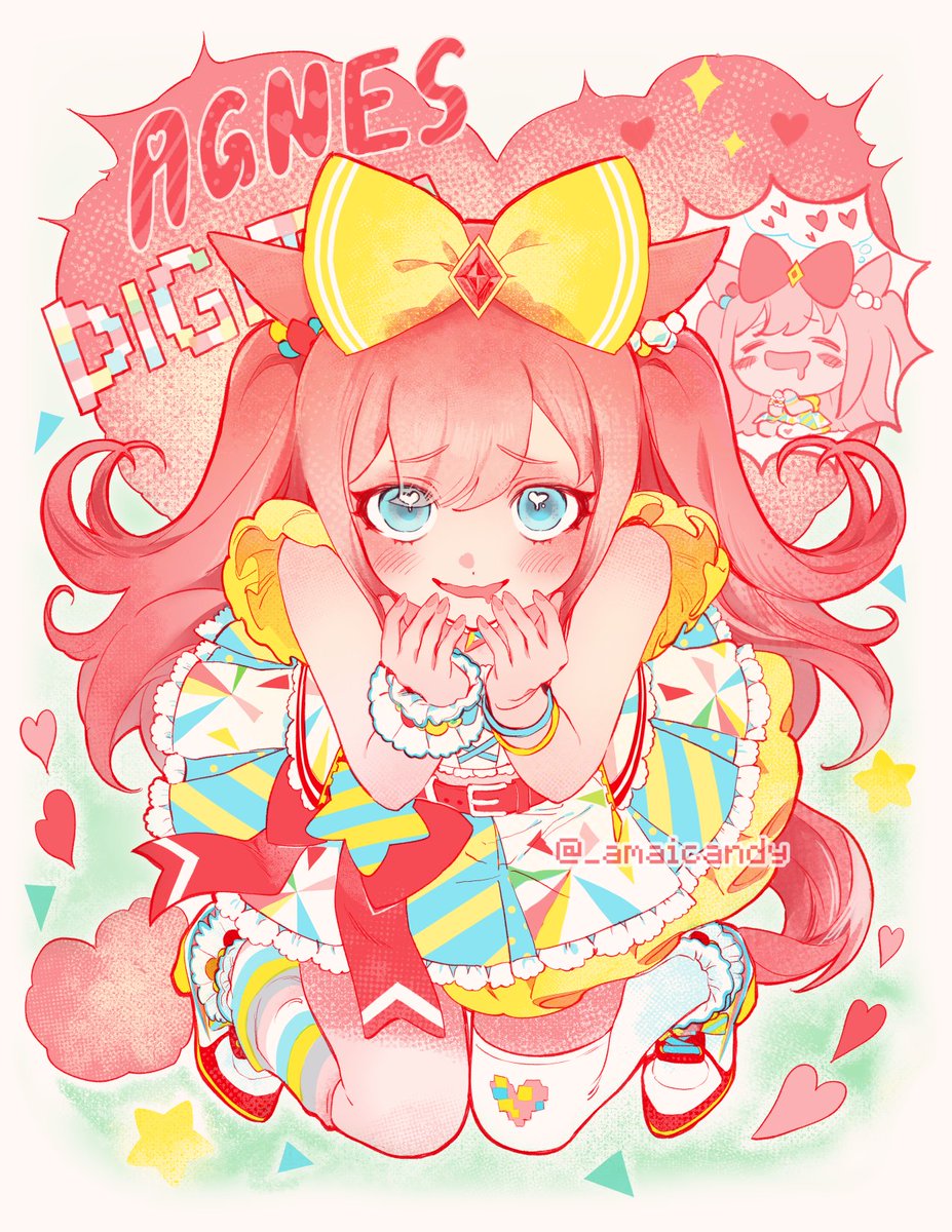 _amaicandy's tweet photo. new uma riso print!! digitan 💖 https://t.co/qHXYC6hOp4