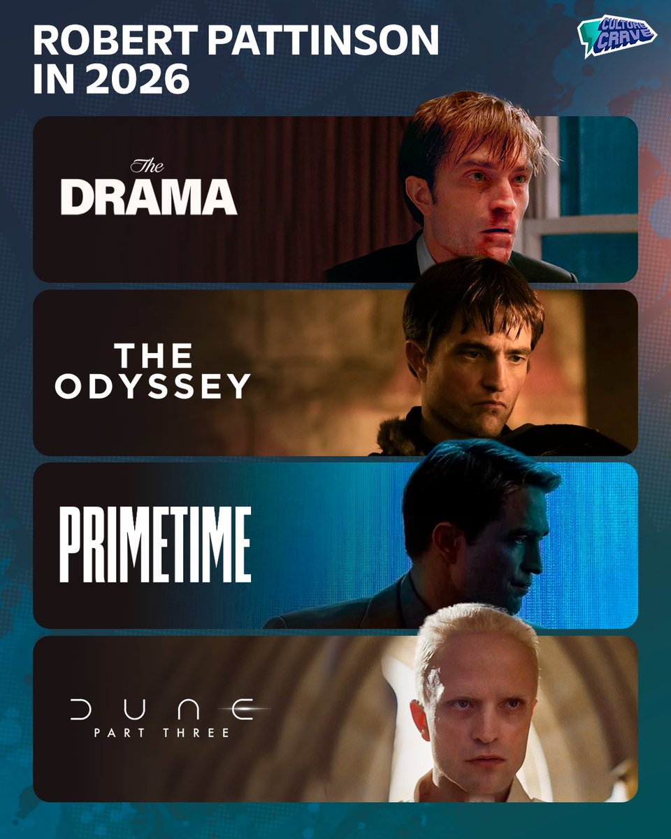 CultureCrave's tweet photo. Robert Pattinson films in 2026 🎞️ https://t.co/JYiKZafLaO