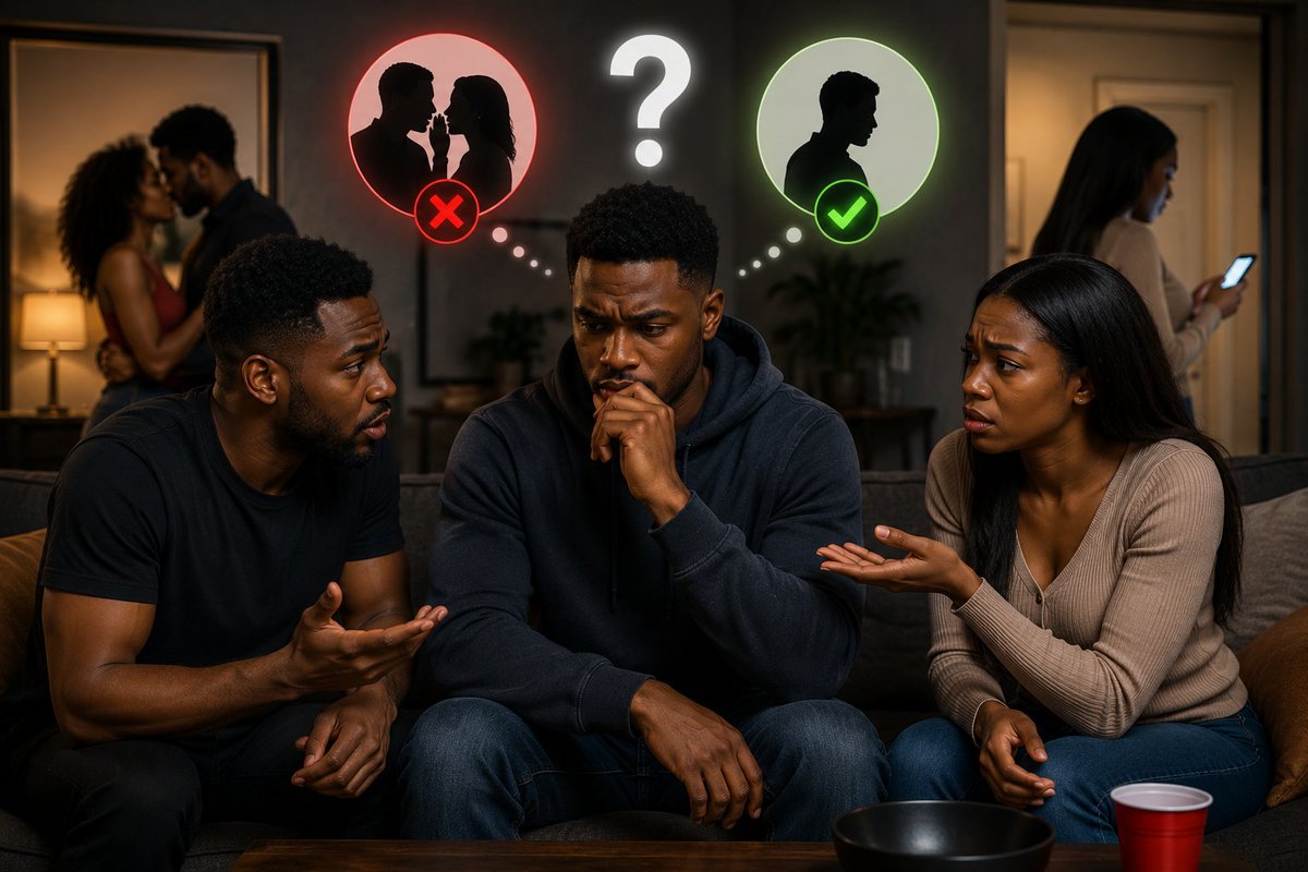 Ichiebillionz's tweet photo. If your best friend cheated on their partner, would you tell the partner or stay out of it? https://t.co/ASNJErgMvN