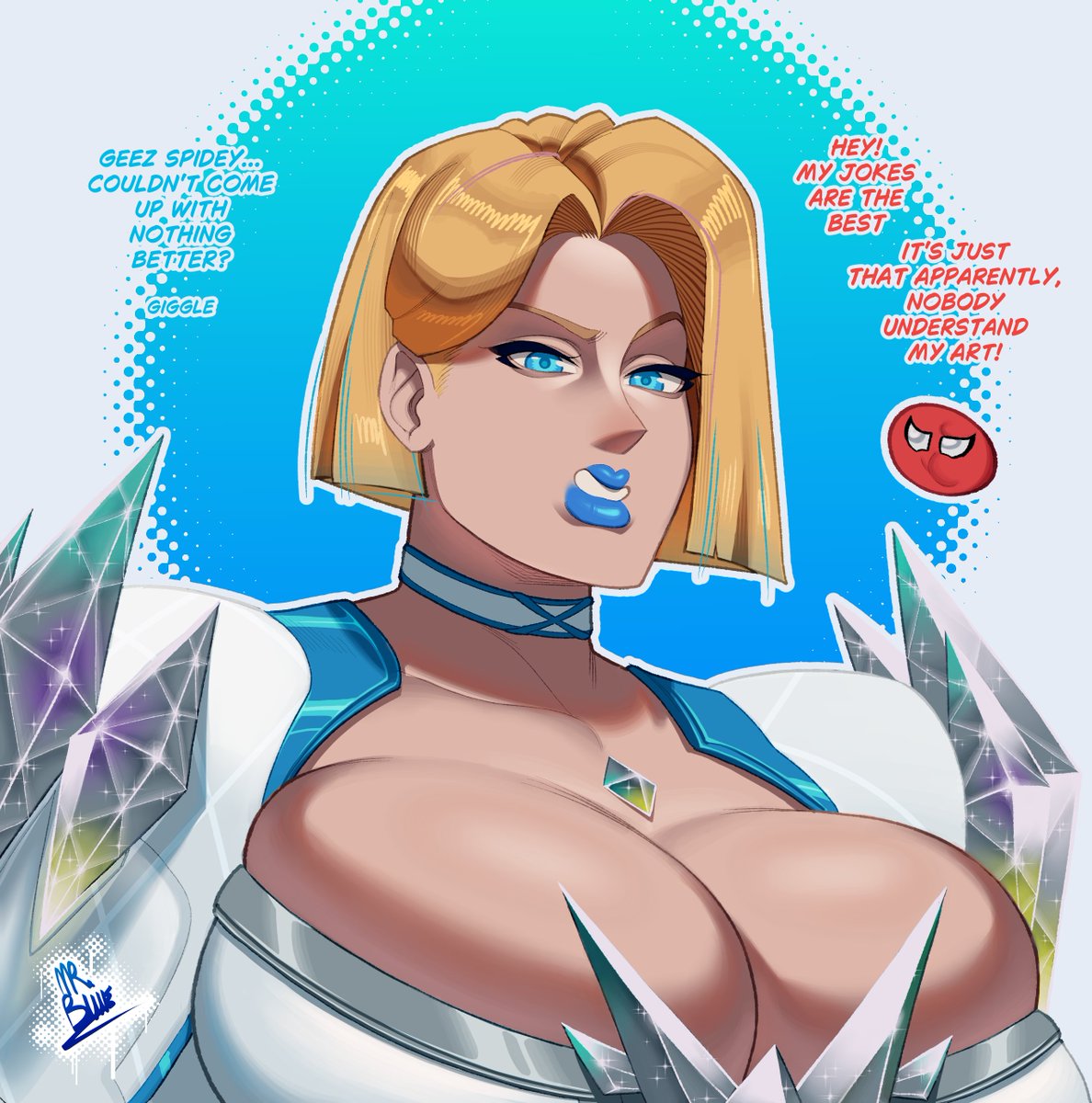 Mister_Blueee's tweet photo. #diamondweb comic part 1
Page 3/4 https://t.co/OFokuwtwji
