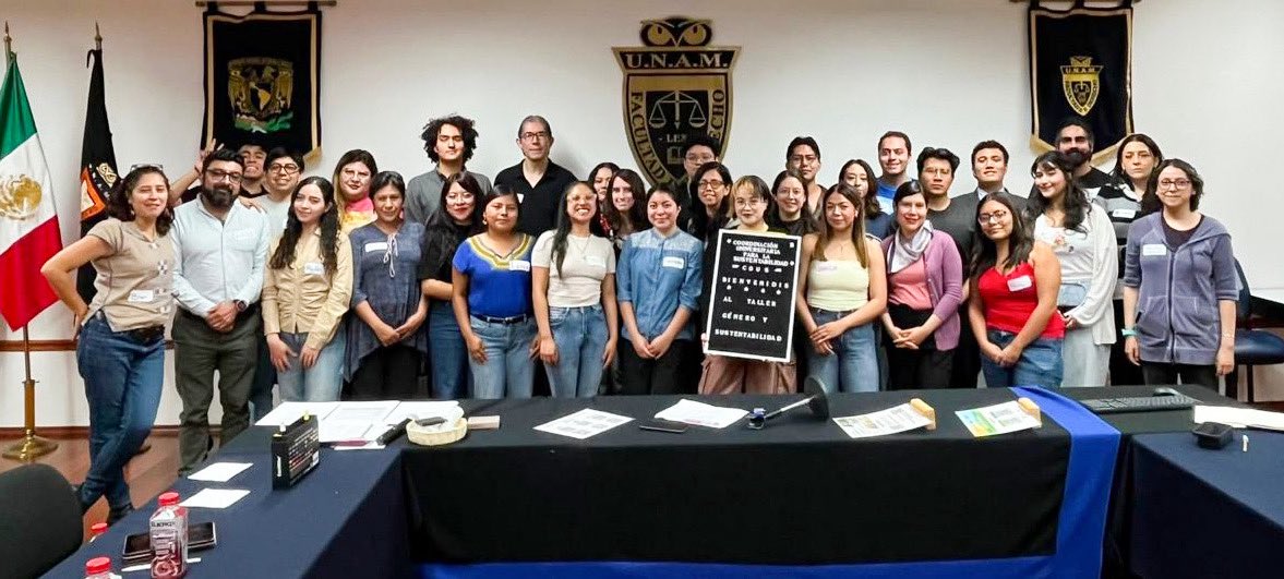 DerechoUNAMmx's tweet photo. 🌱🌎 Gracias a quienes participaron en el curso de verano “Futuros Sostenibles: Educación Transnacional sobre Derecho Ambiental y Economía Social”, un espacio de aprendizaje, intercambio académico y reflexión sobre los retos que enfrentan nuestras sociedades en estos temas. https://t.co/GhCmLyMSqZ