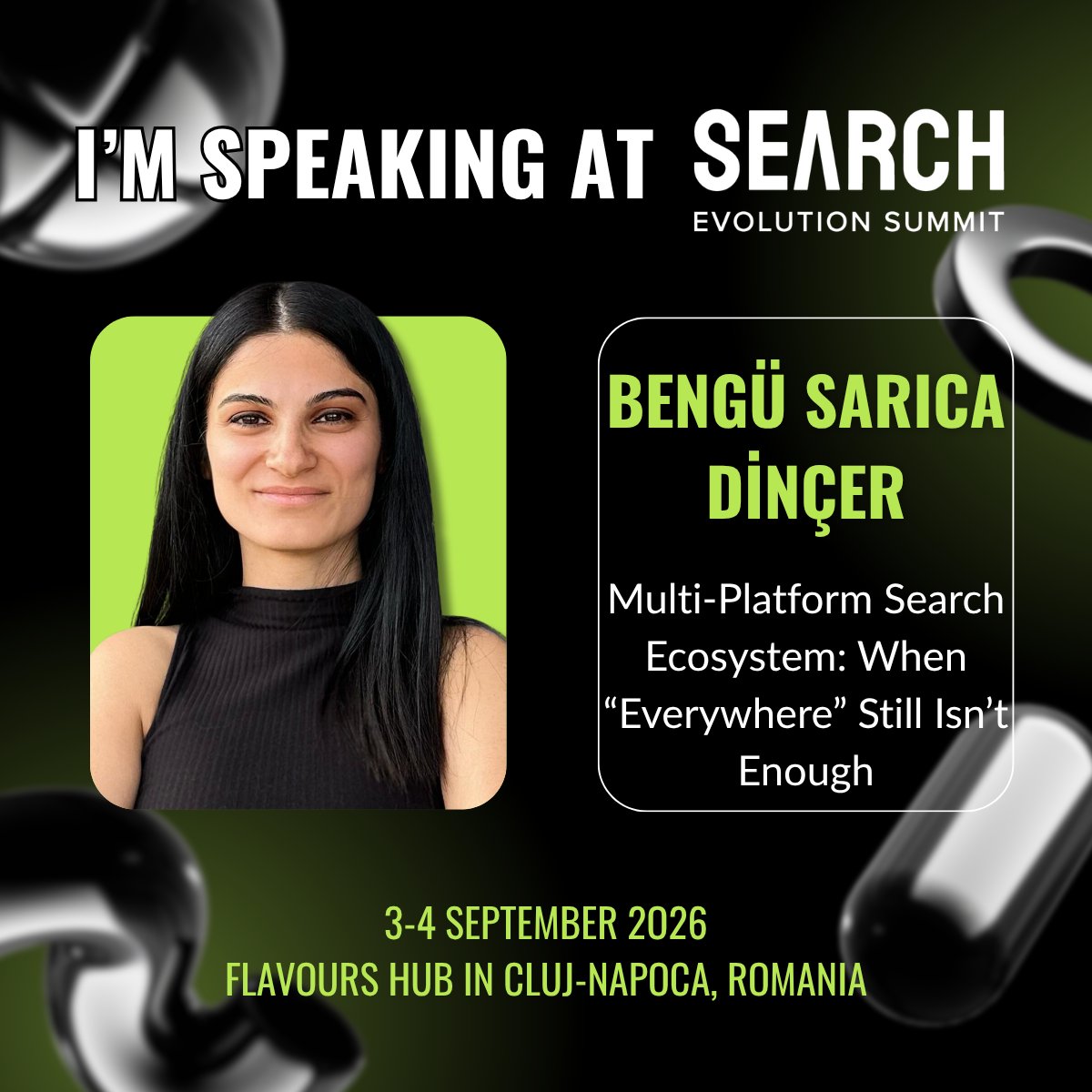 bngsrc's tweet photo. I’m very excited to be speaking at SearchEvolution Summit in Cluj-Napoca and visiting Romania for the first time! 🇷🇴  

Use SPEAKERSES20 code at the checkout for 20% off until 20 August 😇    https://t.co/jnkbNfArYi https://t.co/3fA16zLoJE