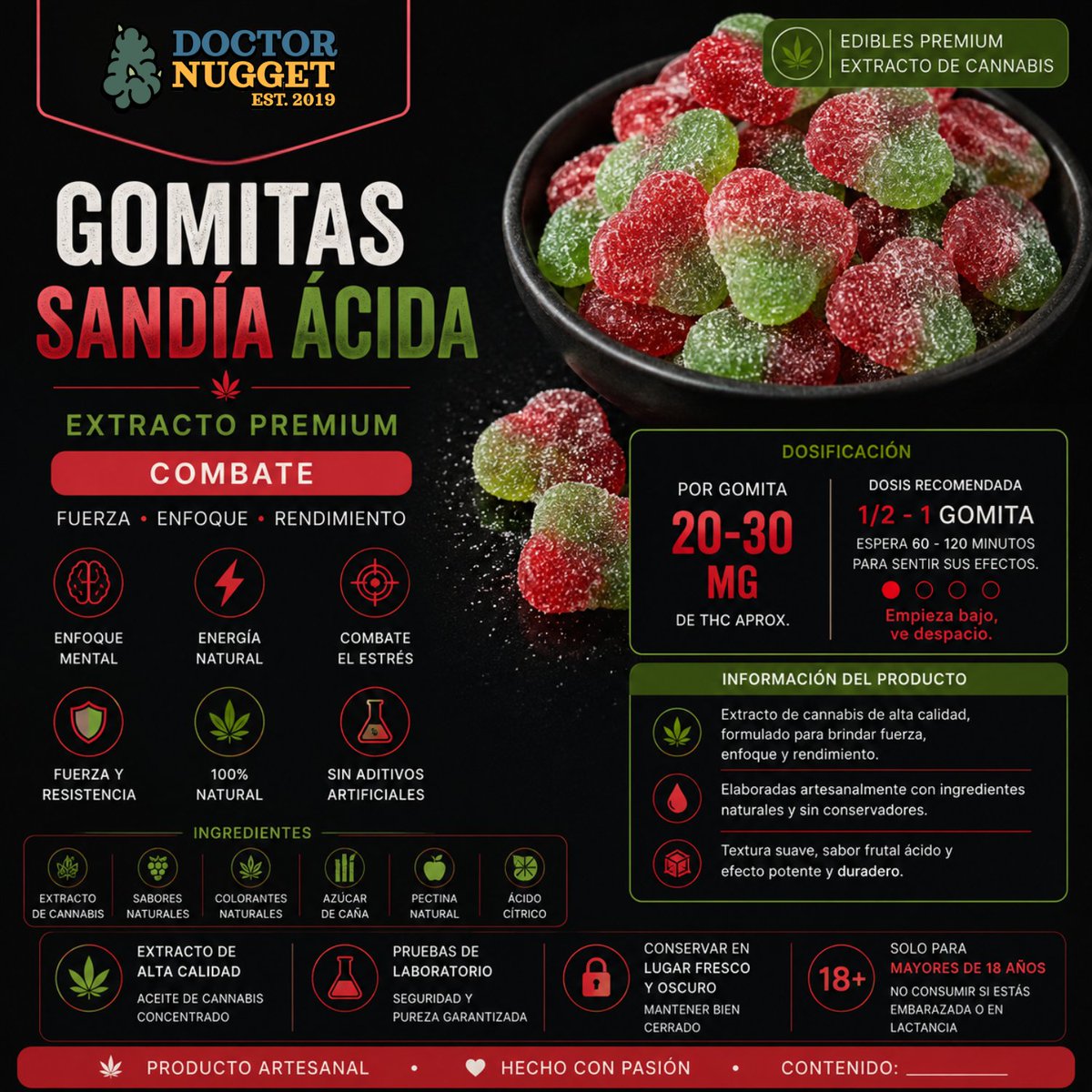 doctornuggetmx's tweet photo. Gomitas Sandía Ácida

Dulces, ácidas y con carácter para principiantes

#drnuggetmx https://t.co/RftvLeU5ab