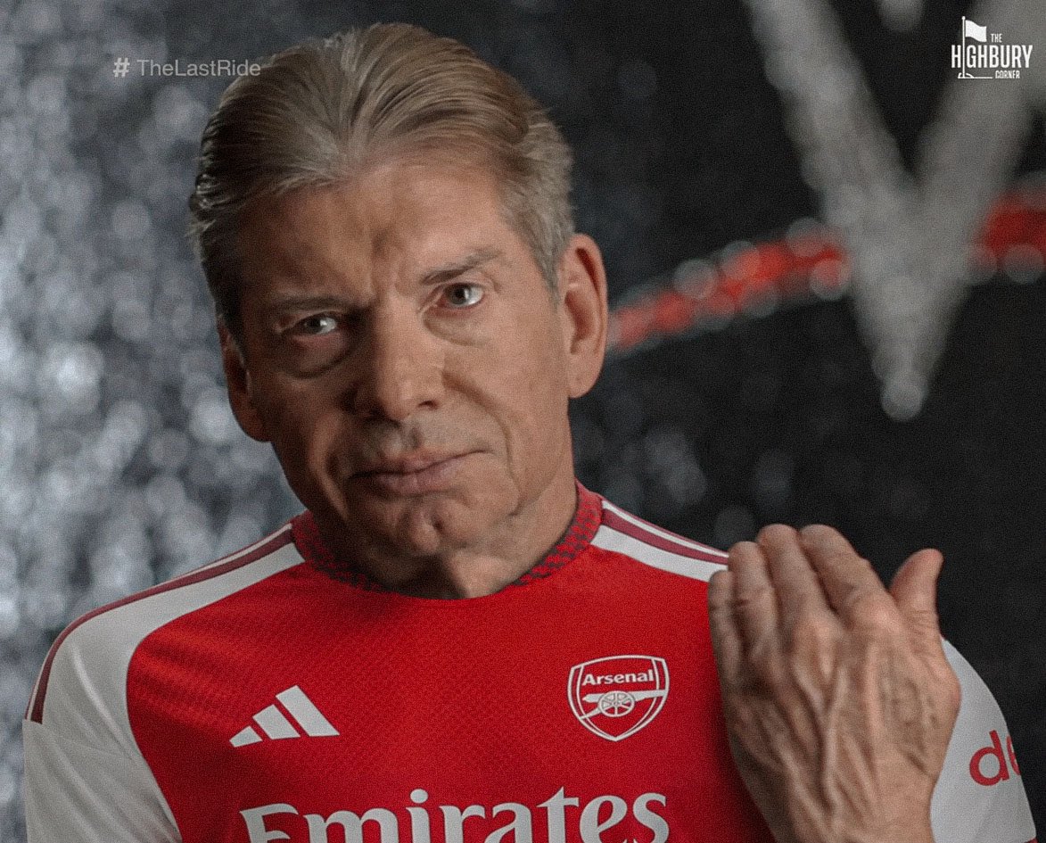 HighburyCorner_'s tweet photo. “Dad, tell me about those two weeks in summer 2026 when you thought we would sign Vinicius Junior” 😭 https://t.co/3Vcon47TCQ