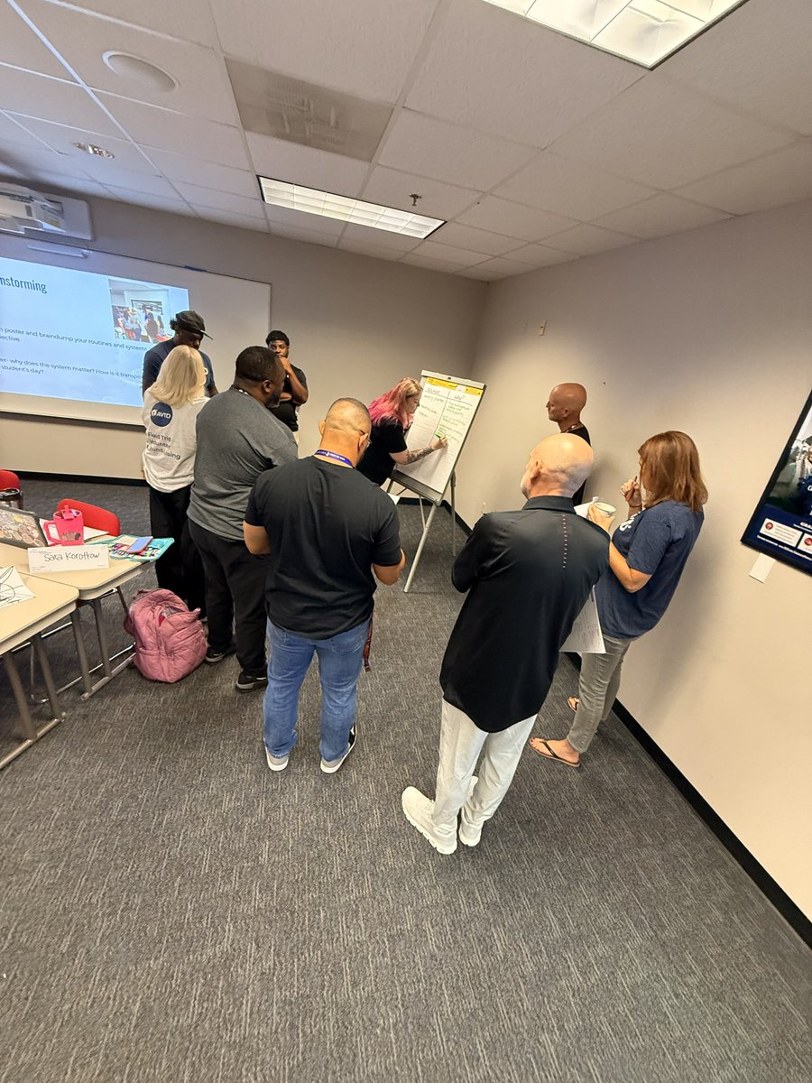 jeprincipal's tweet photo. AVID/JROTC teachers collaborate on the impact of their elective class on each student’s academic success in all other classes #AVID4Possibility #RISDDreamOn @SpoonStefani @RISDCCR @kristinleeper9 @IamBranum https://t.co/O07ouwfzv5