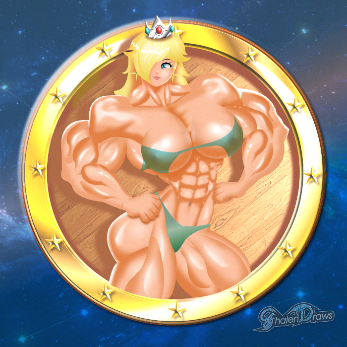 GhalenDraws's tweet photo. This is my favorite of the three princess fanarts ❤️. There is still room for improvement but a huge improvement over the version from a few years ago.

#musclegirl #mario #muscleMommy https://t.co/AuoAgivlNO