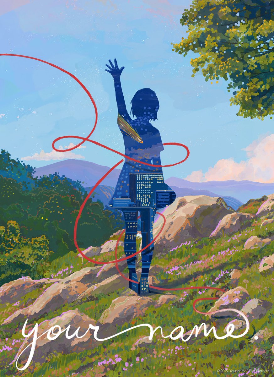 DiscussingFilm's tweet photo. Exclusive posters for the 10th anniversary of ‘YOUR NAME’.

🎨: @danieliev https://t.co/Khp95Td8pD